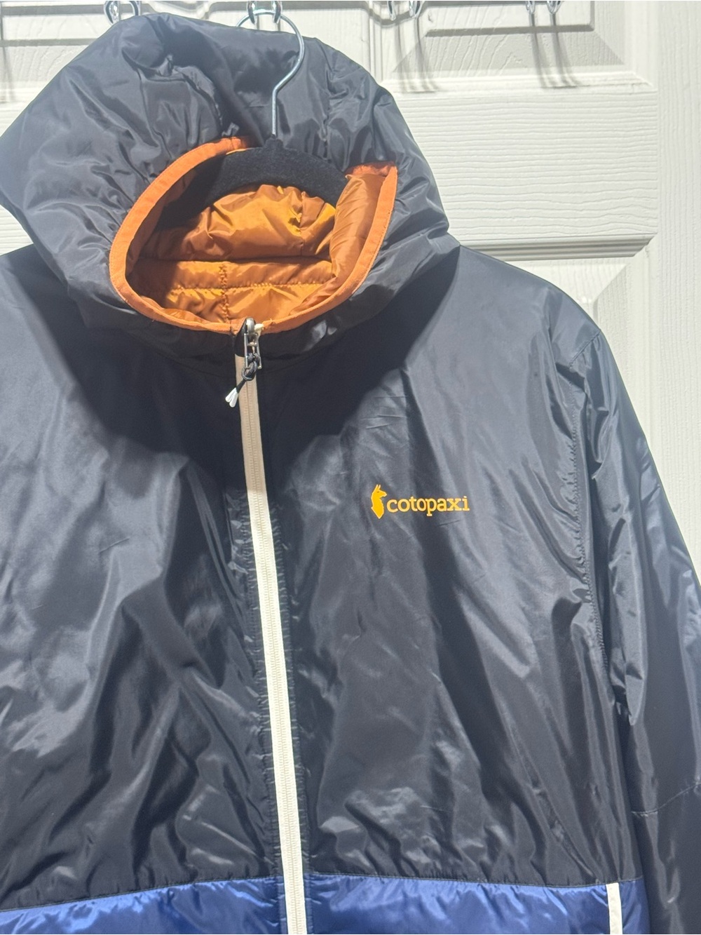Cotopaxi Teca Calido Men's Hooded Jacket Reversible Full Zip Colorblock size L - Picture 2 of 4